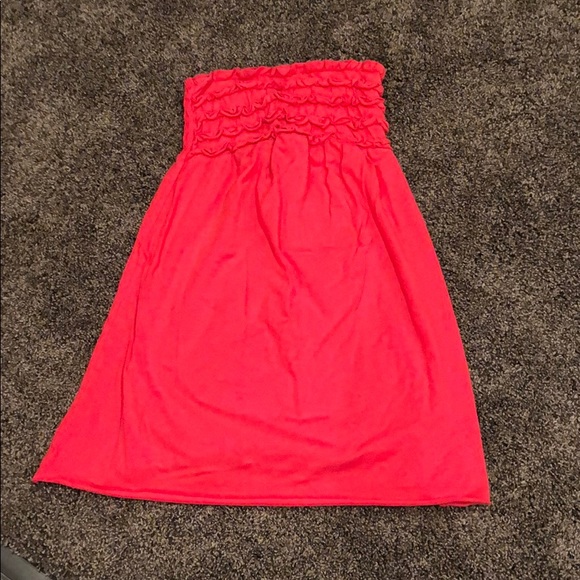 Xhilaration Dresses & Skirts - pink ruffle swim cover up